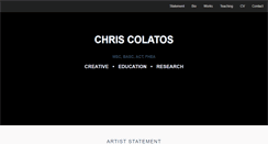 Desktop Screenshot of chriscolatos.com