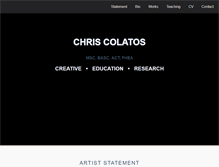 Tablet Screenshot of chriscolatos.com